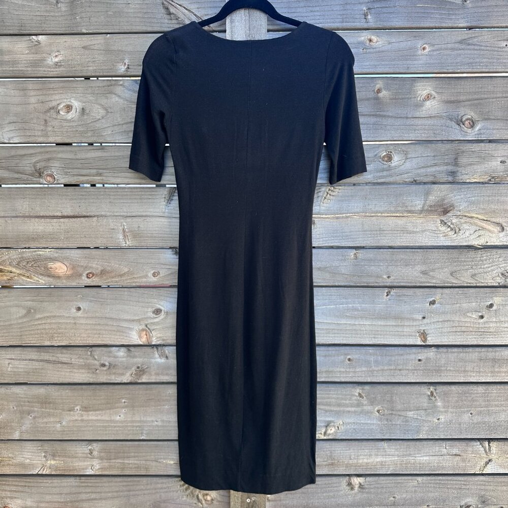 Diane Von Furstenberg Tight Maxi Stretchy Elbow Length Sleeve Dress Bodycon - P - Picture 10 of 10